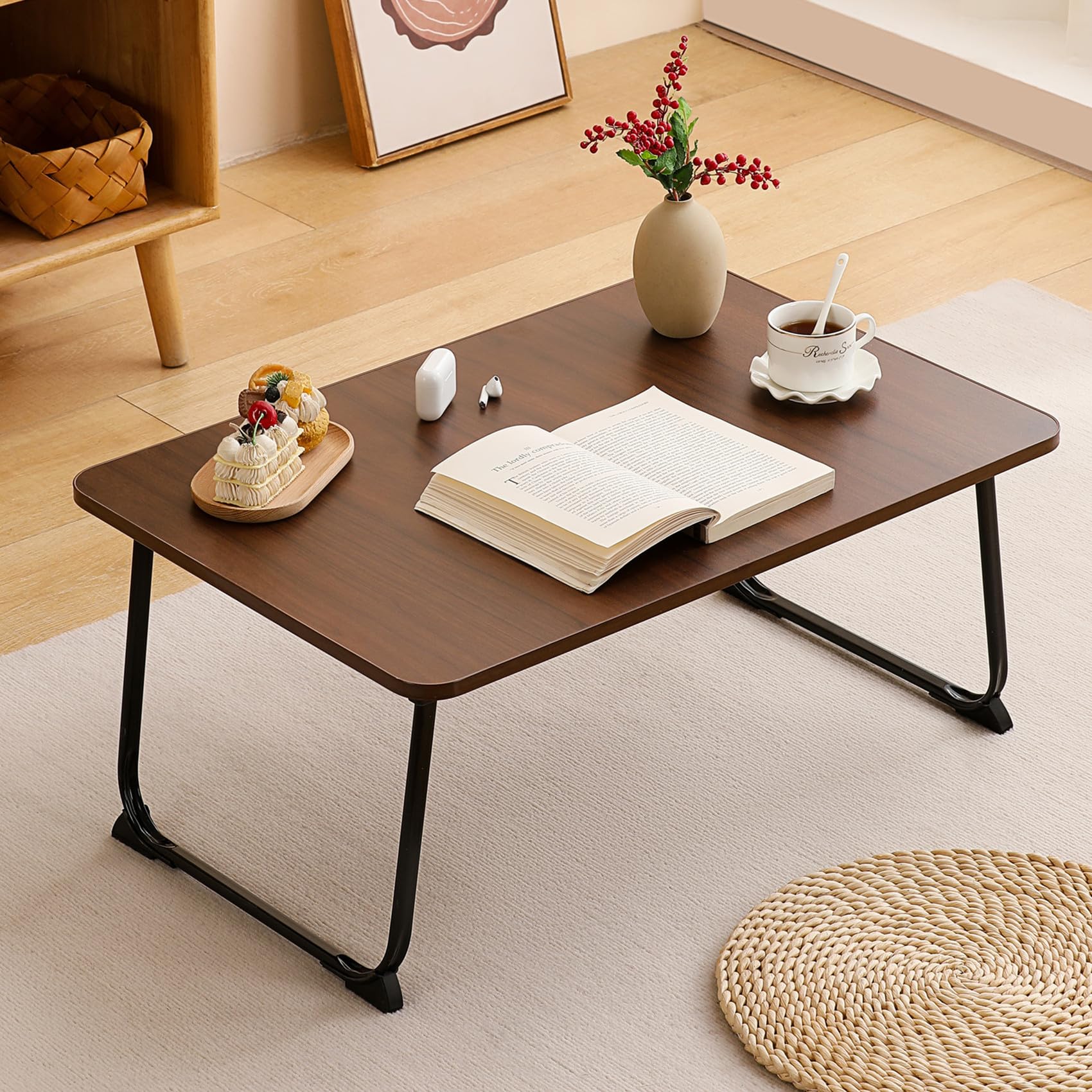 Amazon.co.jp: L THOOH【2025年NEW多機能 折畳テーブル 一人暮らし